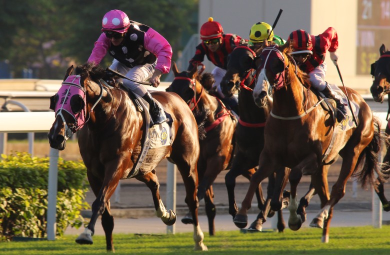 Zac Purton boots Beauty Generation to victory. Photo: Kenneth Chan