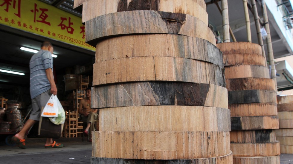 Chairmen of the board Hong Kong's last few chopping block craftsmen toil on South China