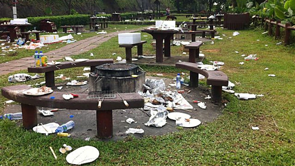 Start an education campaign to keep country parks litterfree South