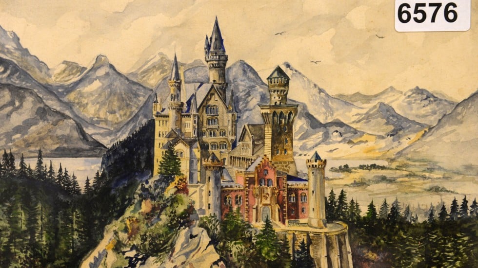 Chinese Art Collector Snaps Up Painting By Adolf Hitler At German Best Castle Building And Remodeling Painting Chinese Art Collector Snaps Up Painting By Adolf Hitler At German Best Castle Building And Remodeling Painting