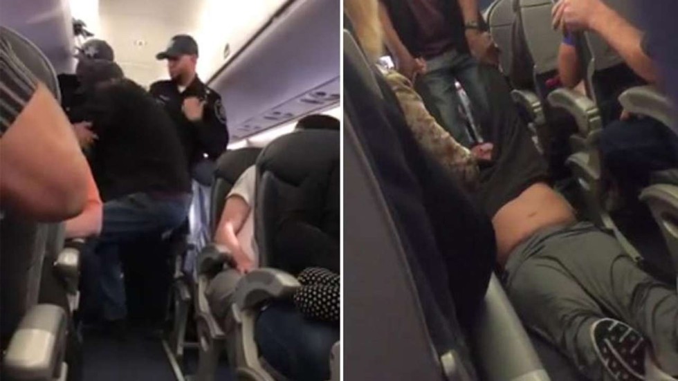 watch as united airlines passenger picked at random is dragged off
