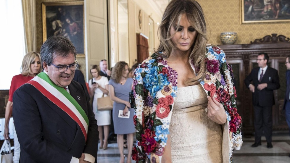 Flaunting it: Melania Trump wears US$51,000 Dolce ...
