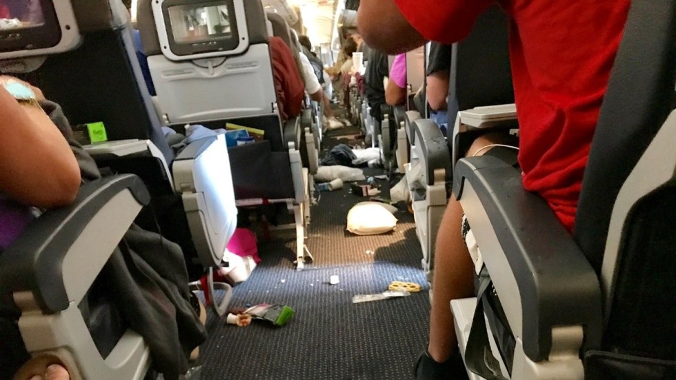 Passengers injured when an American Airlines flight is hit 
