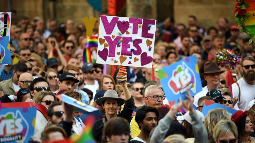 Sydney Gay Marriage Rally Draws Record Crowd As Australias Contentious 