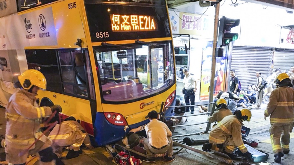 Double-decker Bus Stopped Just 90cm Away From 11-year-old Boy: Hong ...