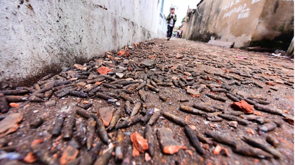 Tonnes of old ammunition explode in Vietnam scrapyard, killing two