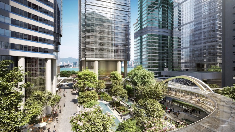 swire properties tops out latest office tower in hong kong s new