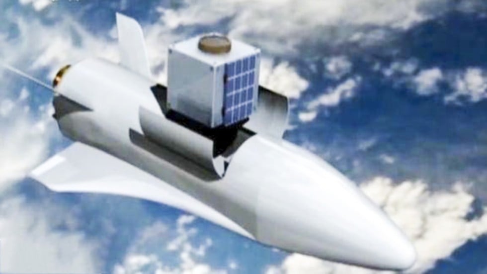 An artist’s impression of a space plane under development at China Aerospace Science and Industry Corporation. Photo: CCTV