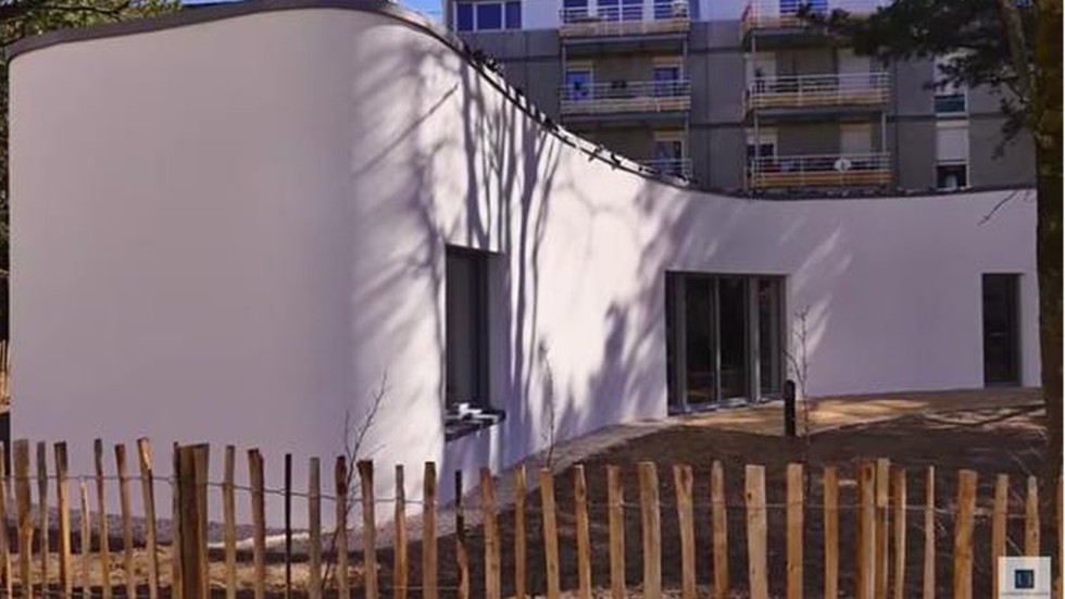French firm unveils first 3D-printed house built in 18 days by a robot