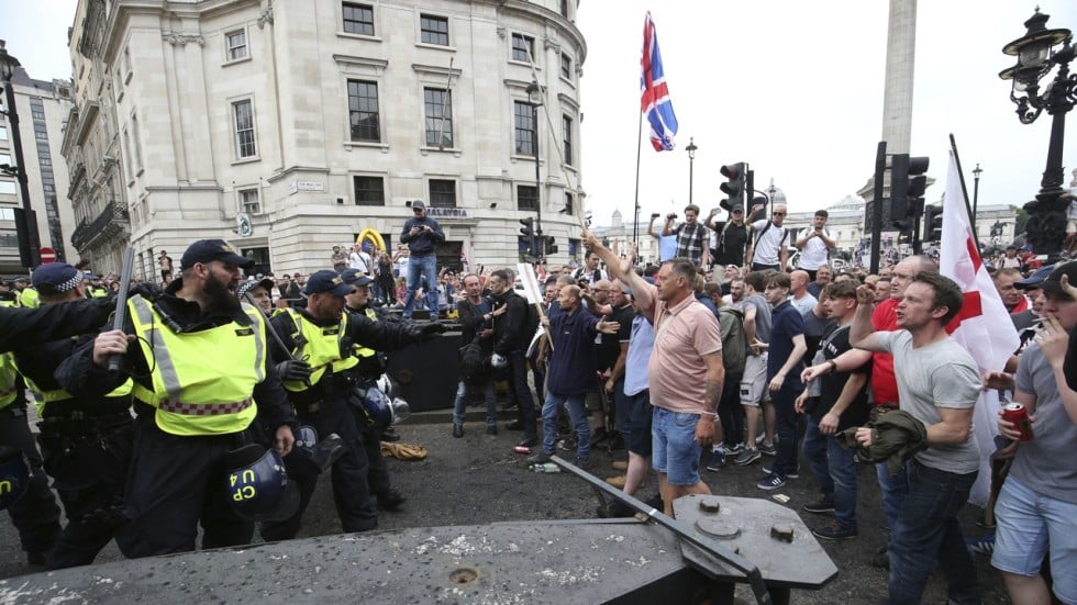 Rightwing extremism on the rise in Britain, authorities warn, citing