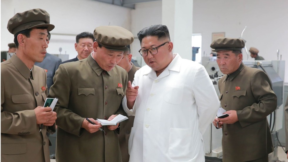 Bildresultat fÃ¶r North Koreaâs Kim Jong-un visits factories near Chinese border as leaderâs focus switches to economy