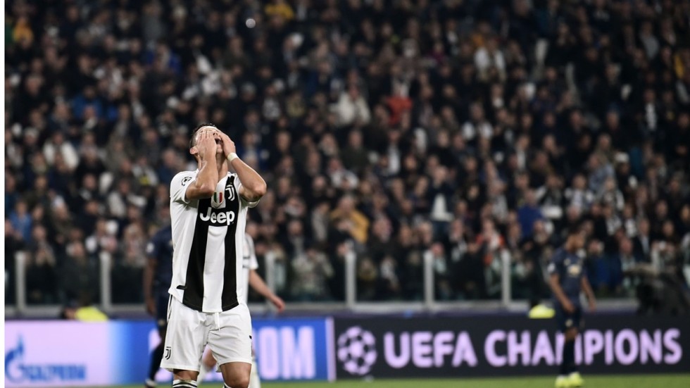 Cristiano Ronaldo frustrated as Juventus ‘gift’ Champions League