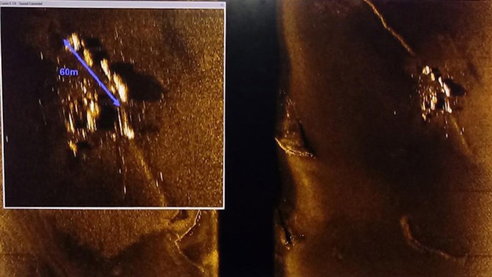 Haunting photos show Argentine submarine wreck in its ...