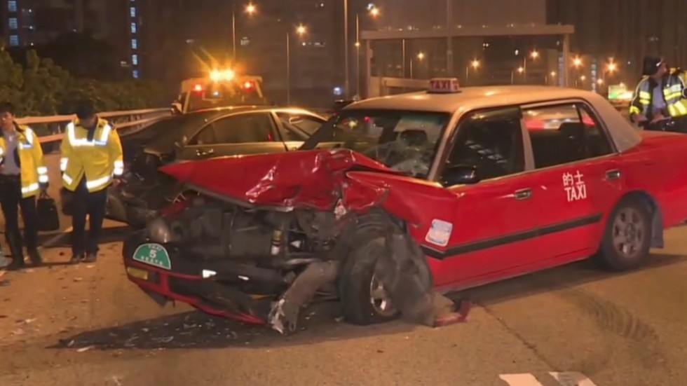 Hong Kong’s second fatal crash in one month involving stationary car