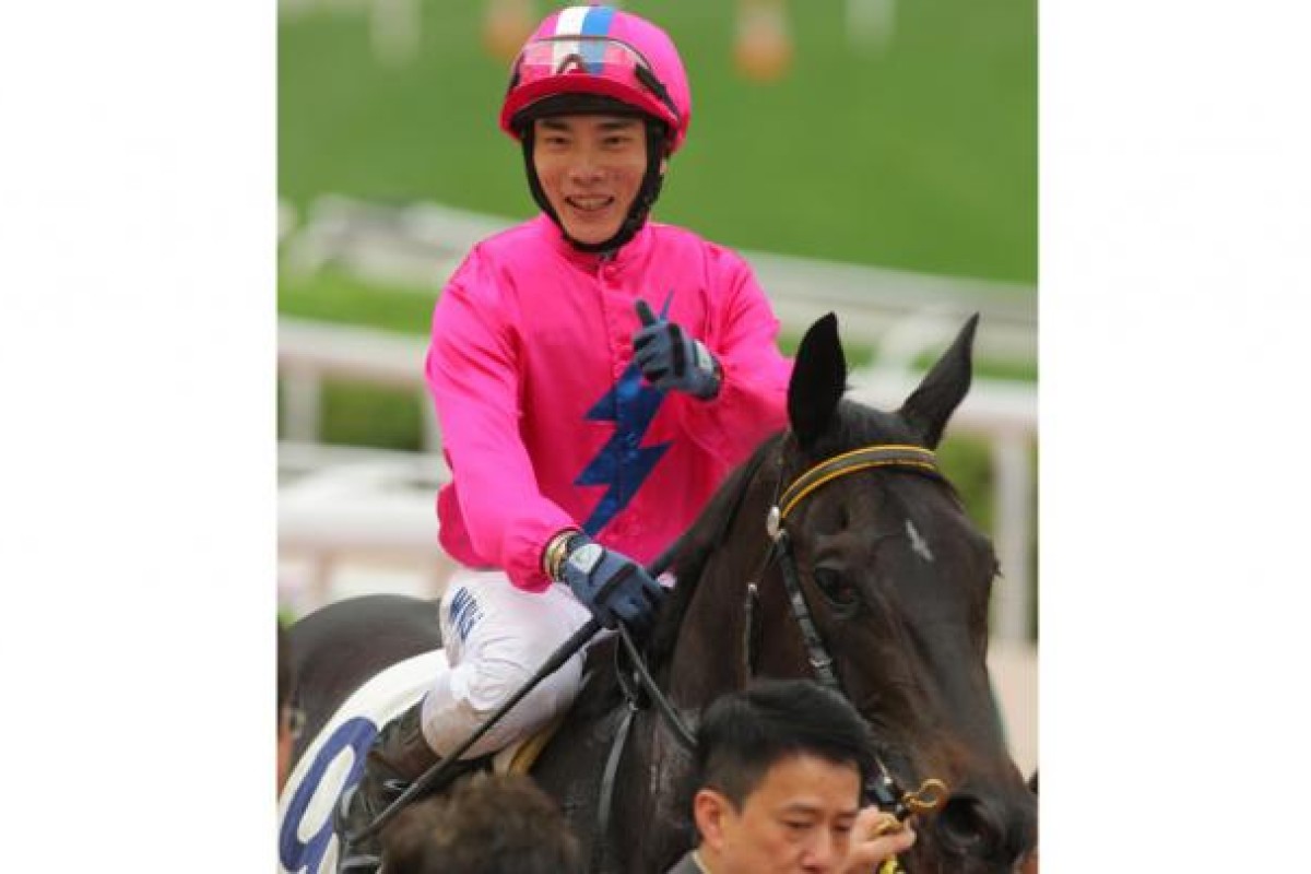 Eddie Lai is all smiles afterEagle Power's debut win. Photo: Kenneth Chan