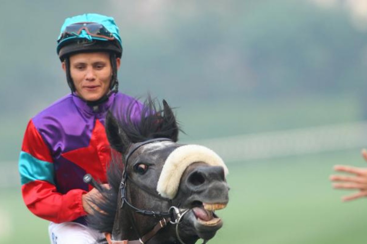 Richard Fourie and Mizani, who came from last to win the final event yesterday.