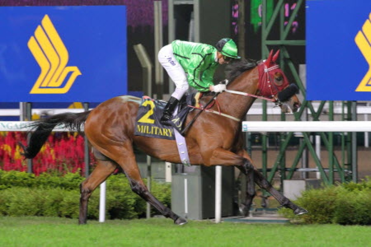 Military Attack ridden by Zac Purton. Photo: Kenneth Chan 