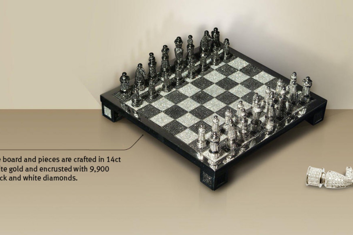HK7.8 million royal diamond chess set took 30 artisans more than 9,000 hours to create Style
