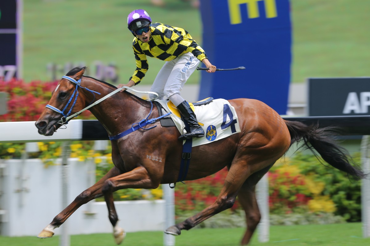 Lovely Boy took Fownes one clear in the trainers' title race after a lovely front-running ride from Vincent Ho.