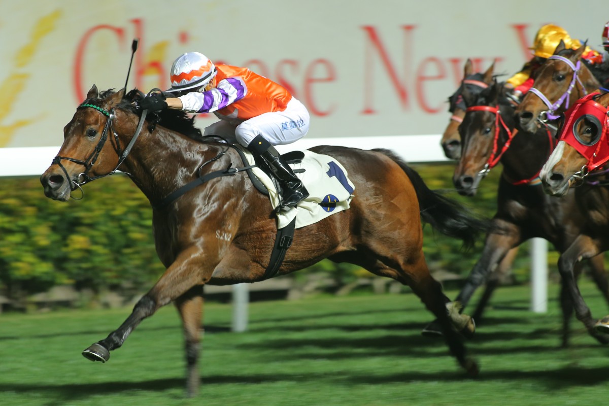 Making a habit of winning seems easy for Brazilian Joao Moreira as he sees Harbour Punk cruise to the post in race five.  