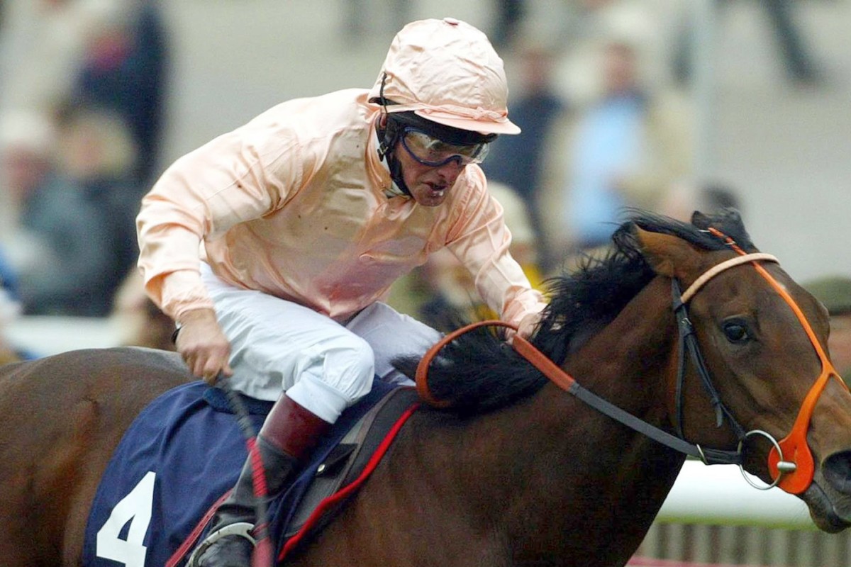 Pat Eddery riding Dowager to victory in the E.B.F Bosra Sham Fillies Stakes at Newmarket racecourse in England. Photo: AP
