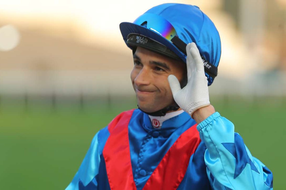 Joao Moreira returns to scale after winning the Hong Kong Classic Mile with Rapper Dragon. Photos: Kenneth Chan