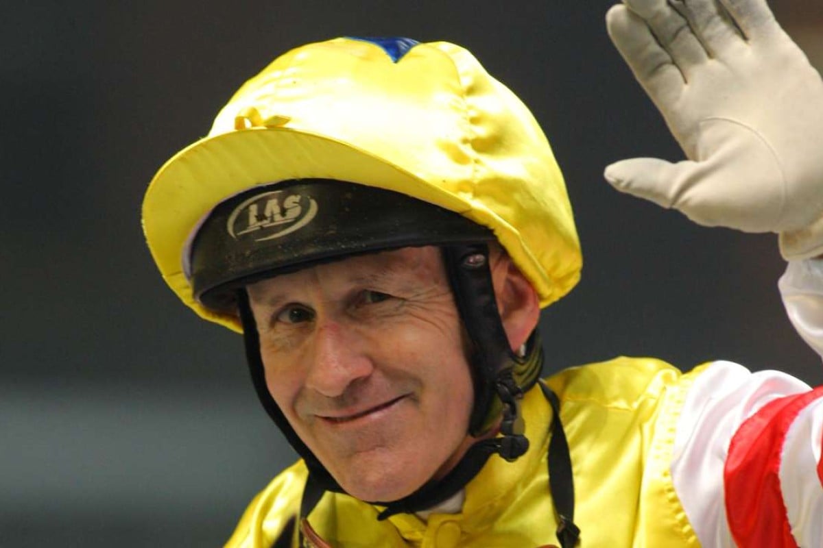 Veteran jockey Jeff Lloyd rides Golden Slipper favourite Houtzen on Saturday. Photos: Kenneth Chan