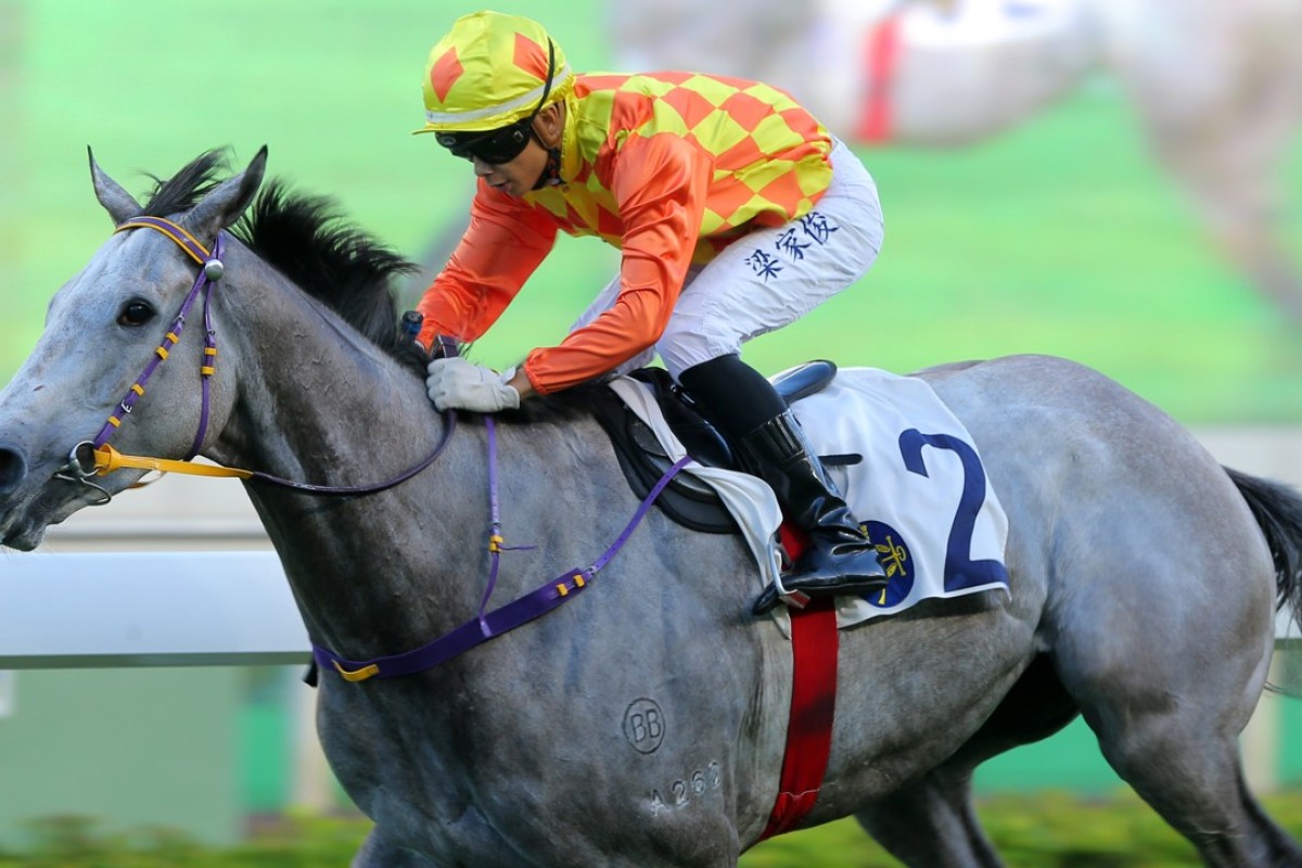 Derek Leung and Pingwu Spark cruise to victory at Sha Tin on Sunday. Photos: Kenneth Chan