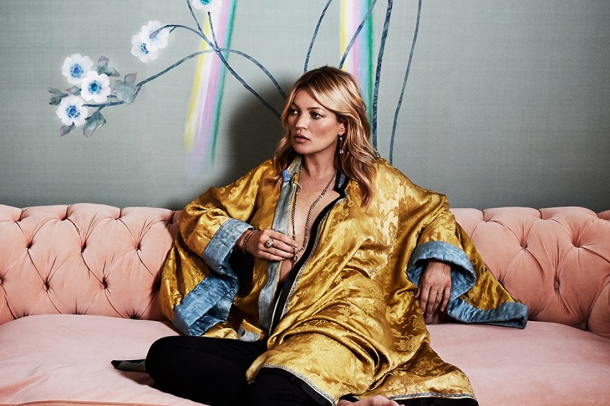 Kate Moss Collaborates With De Gournay On Exquisite Wallpaper Style