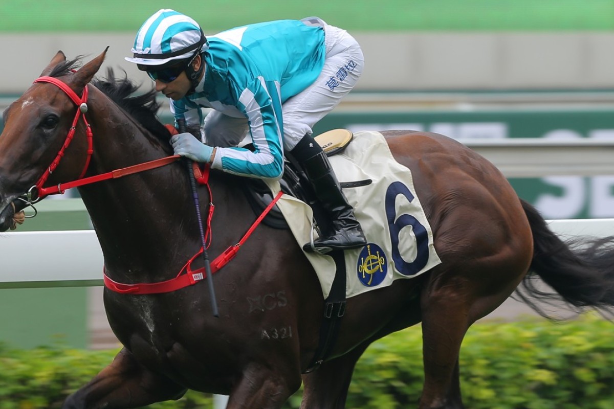 Household King wins for Joao Moreira on debut. Photos: Kenneth Chan