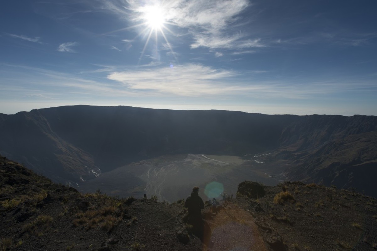 A descent to hellish depths: inside the crater of Mount ...