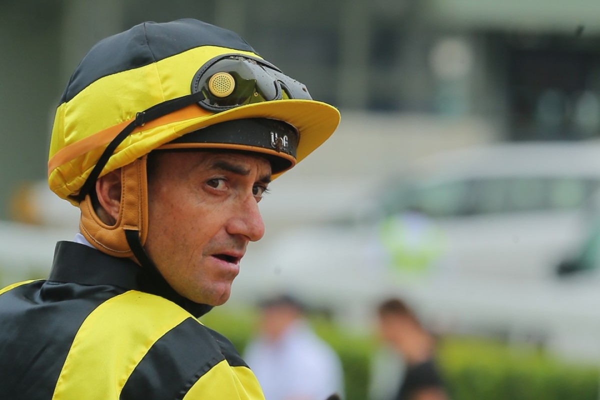 Douglas Whyte after winning on Roman Impero on November 11. Photos: Kenneth Chan.