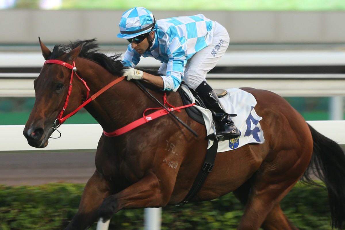Joao Moreira guides Conte to win in January. Photos: Kenneth Chan