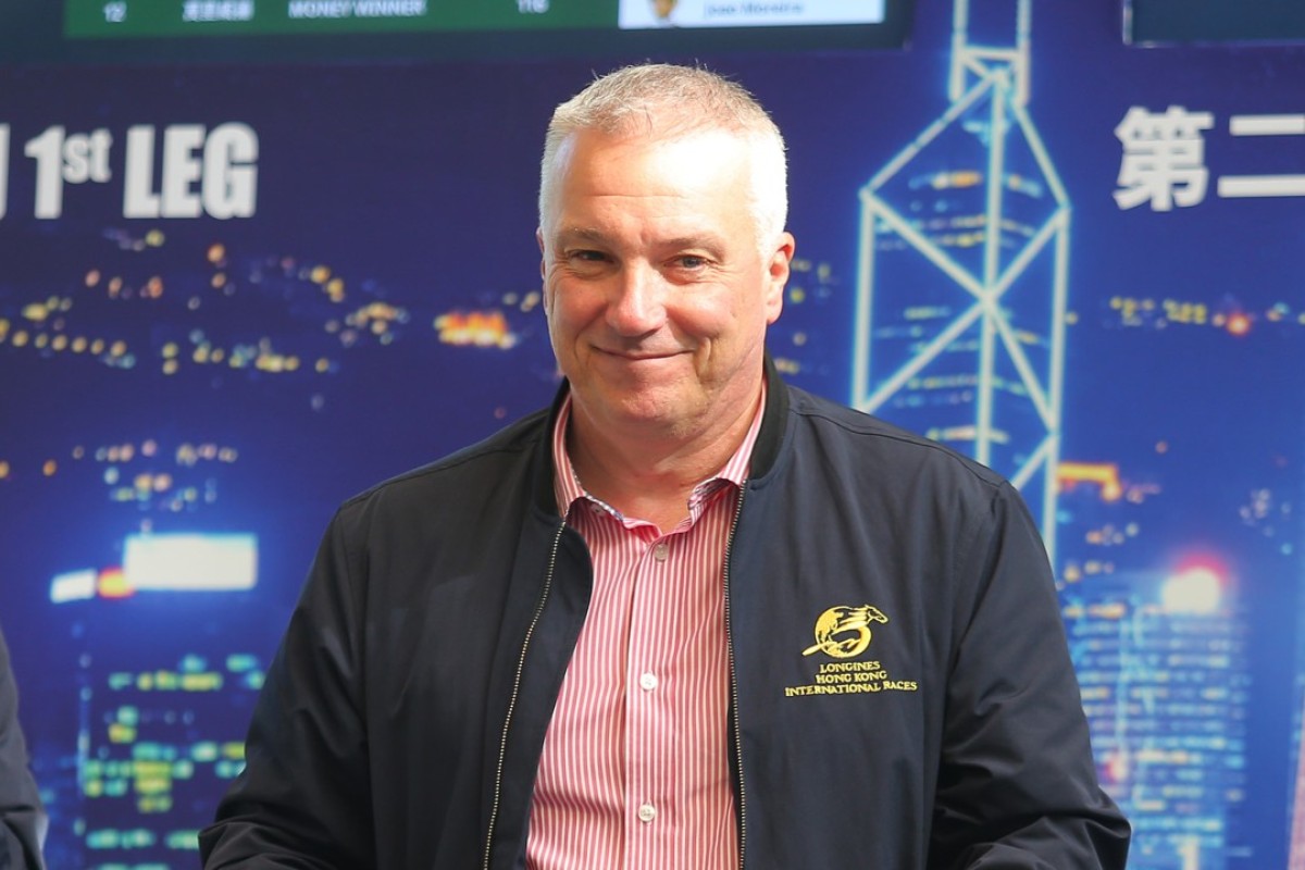 Tony Kelly at the draw for the International Jockeys’ Championship. Photos: Kenneth Chan