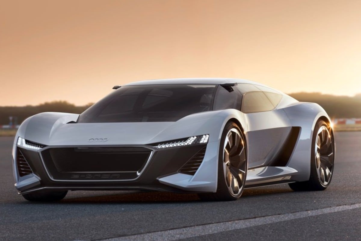 Audi S Electric Supercar Sparks Interest Ahead Of Pebble Beach Audi S Pb18 E Tron Concept Supercar Was Unveiled At A Car Event In Pebble Beach