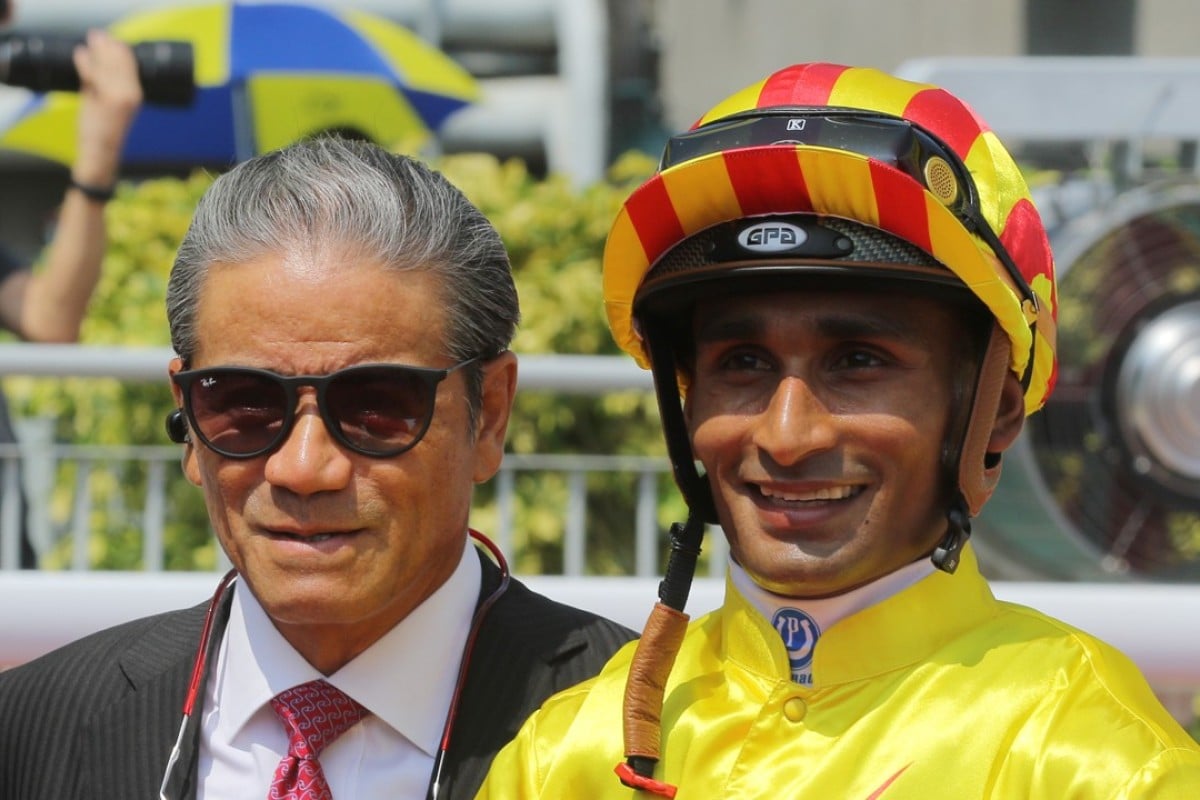 Tony Cruz and Karis Teetan are all smiles after one of their winners. Photos: Kenneth Chan