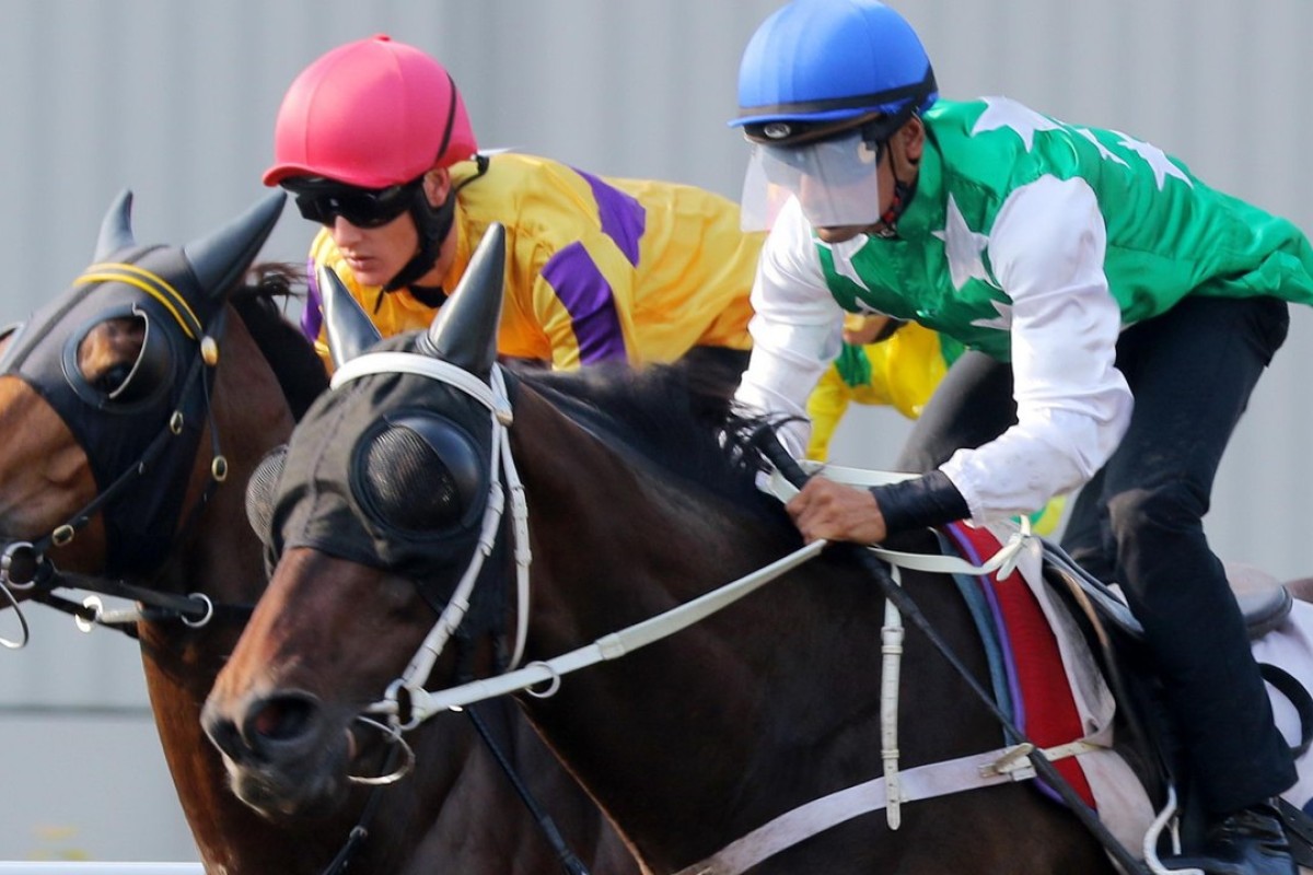 Pakistan Star easily wins a trial over 1,200m on the all-weather track under a hold from jockey Karis Teetan. Photos: Kenneth Chan