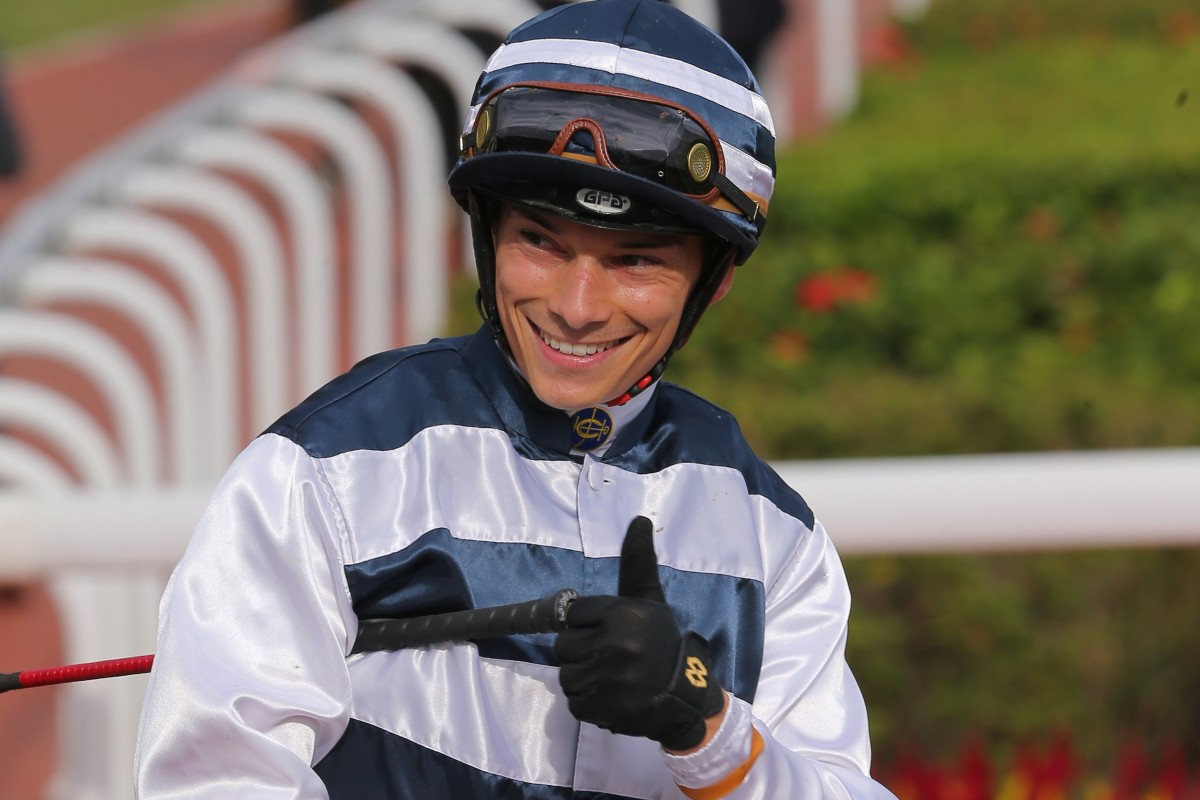 Alexis Badel is all smiles after landing another winner. Photos: Kenneth Chan