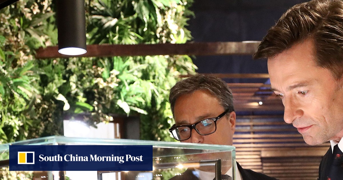 Hugh Jackman and Lawrence Wong get into the mood at Montblanc's SIHH launch party