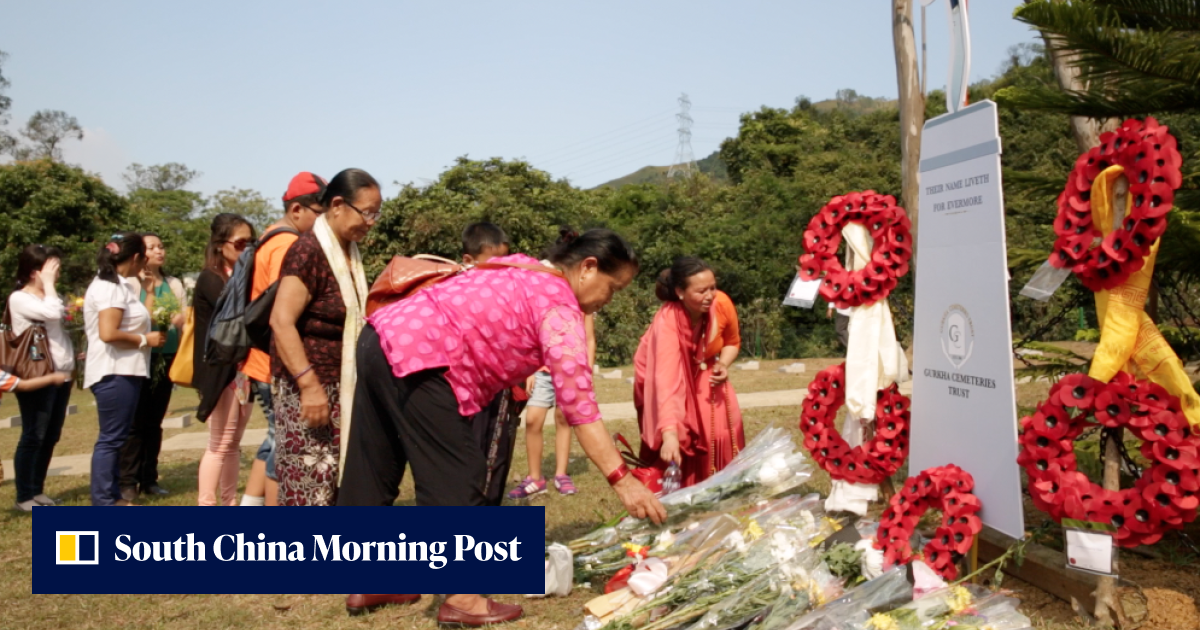 Gurkhas who served Hong Kong only have flimsy foam plinth to ...